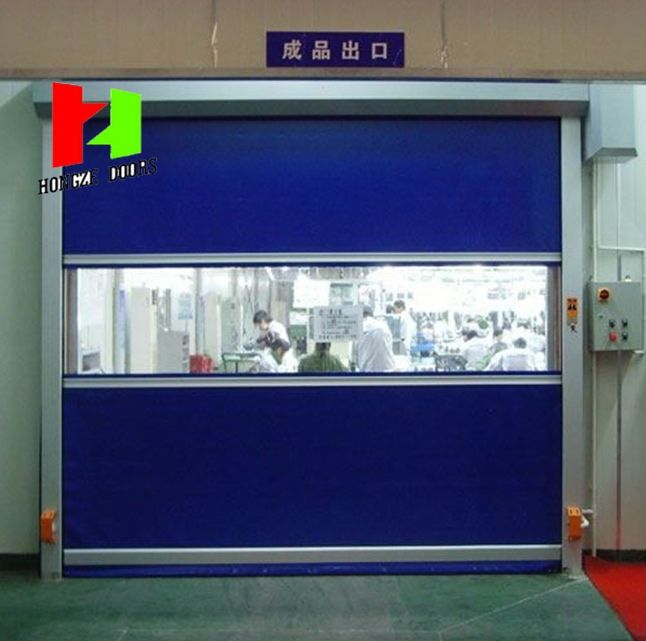 Interior Fabric Rapid Rolling Shutter High Speed Doors