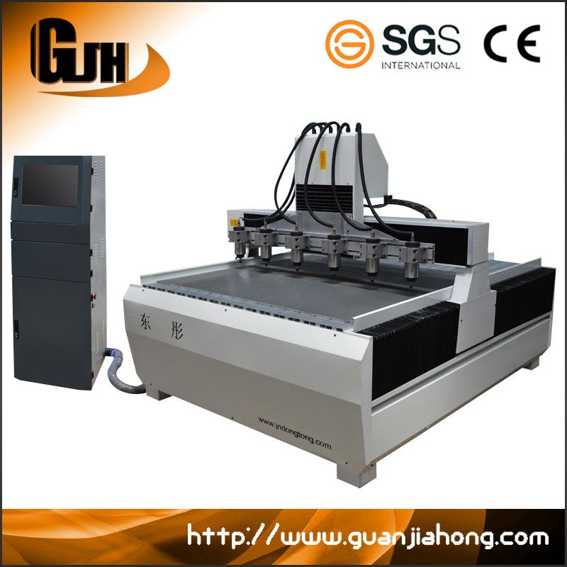 1615-1-6 Multi Spindle, Wood, Acrylic, Plastic, Aluminum, Copper, CNC Router Carving Machine