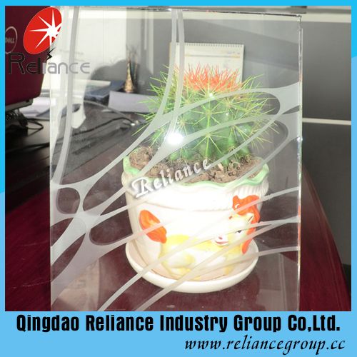 4mm 5mm 6mm 8mm 10mm High Quality Acid Etched Glass