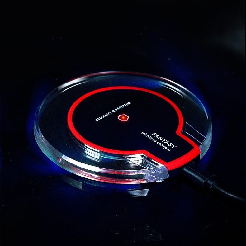 Original Wireless Charger for Samsung Fast Charging Qi Wireless Charger Crystal Fantasy Mobile Phone Charger with Receiver