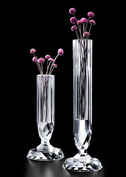 Wholesale Round Glass Crystal Bud Vases