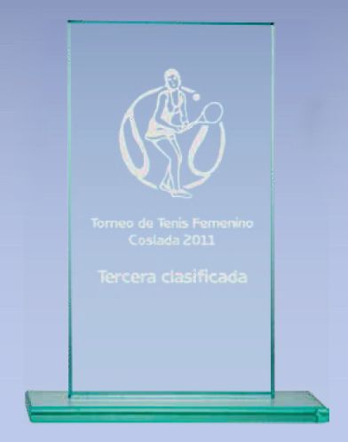 Fancy Engraved Glass Awards for Business Cooperation Gifts