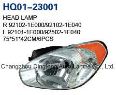 Auto/Car Head Lamp Assembly Fits Hyundai Accent 2006-2010 (92102-1E000/92102-1E040/92101-1E000/92102-1E040)