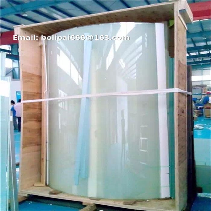 Hotel Smart Electric Opaque Switchable Pdlc Glass of 10mm Curved Glass or Flat Glass