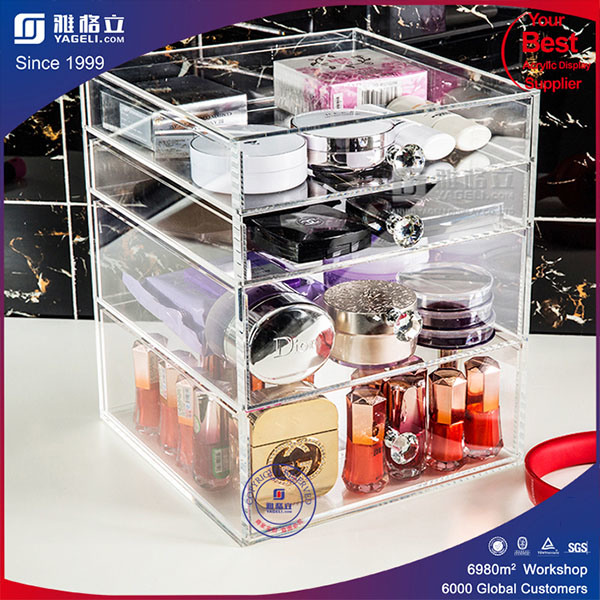 Large Clear Acrylic Makeup Storage Box