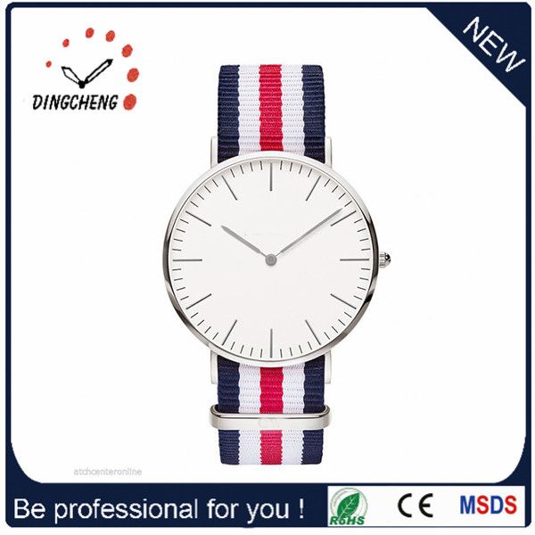 2016 Hot Selling Dw Style Fashion Watch Lady Watch with Crystal Marks