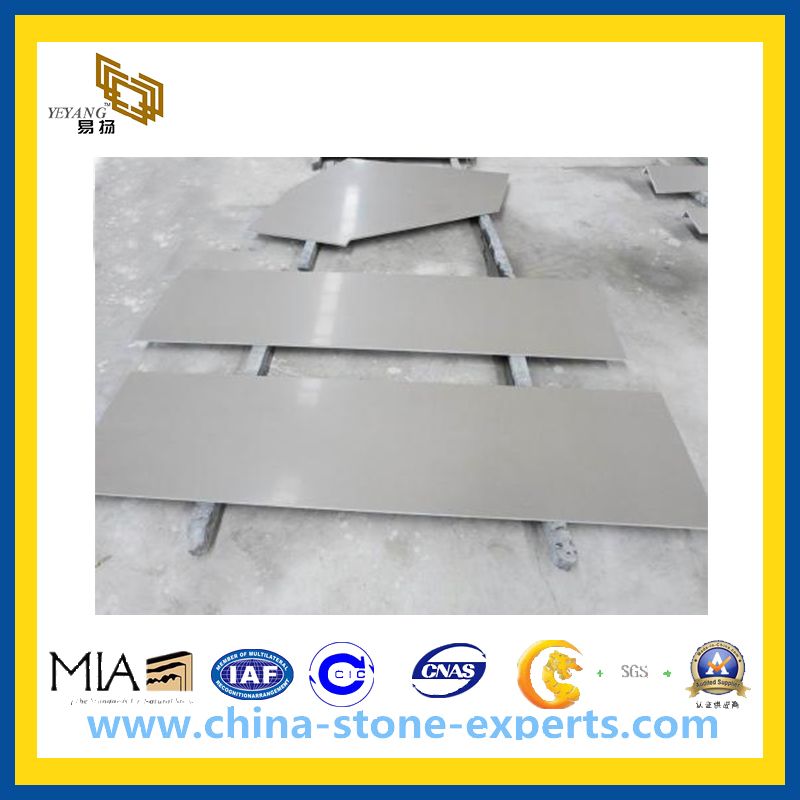 Grey Quartz Stone Worktop for Kitchen, Hotel