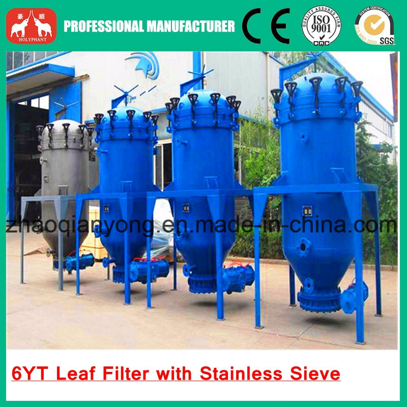 2017 Vertical Stainless Steel Leaf Crude Oil Filter Press