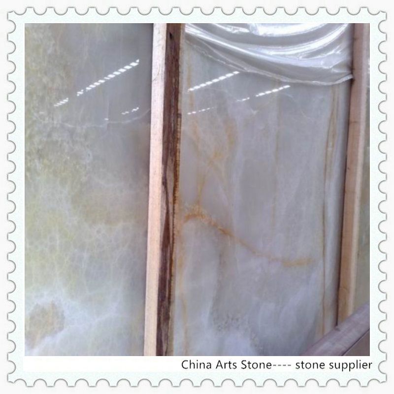 Chinese Onxy White Marble Slab for Tiles