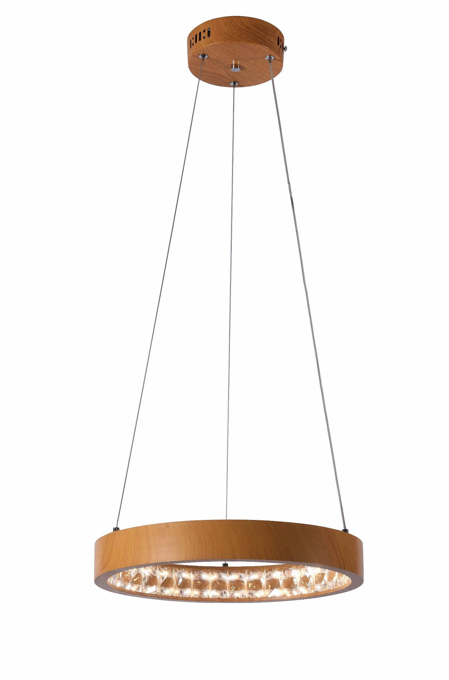 Modern Round Design K9 Crystal Pendant Lamp for Indoor Lighting