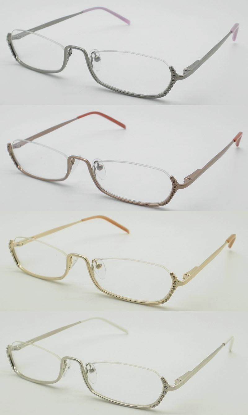 New Fashion Lady Crystal Stone Reading Glasses