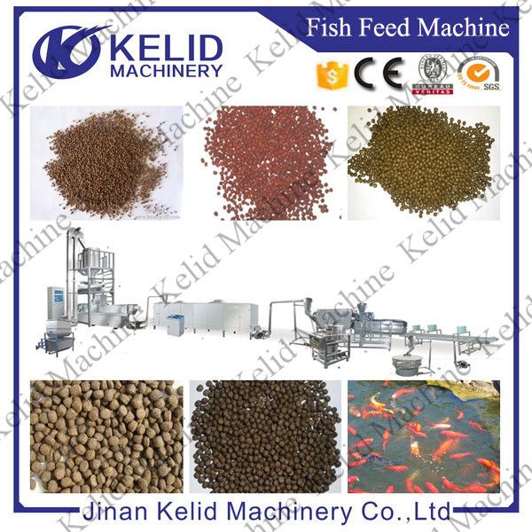 High Quality Ce Fish Feed Mill Extruder Machine