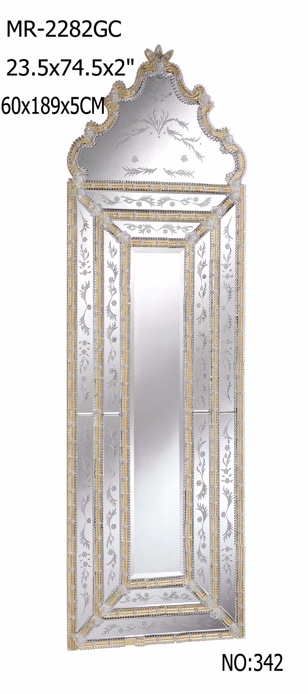 Crystal Living Room Decor Wall Mirror