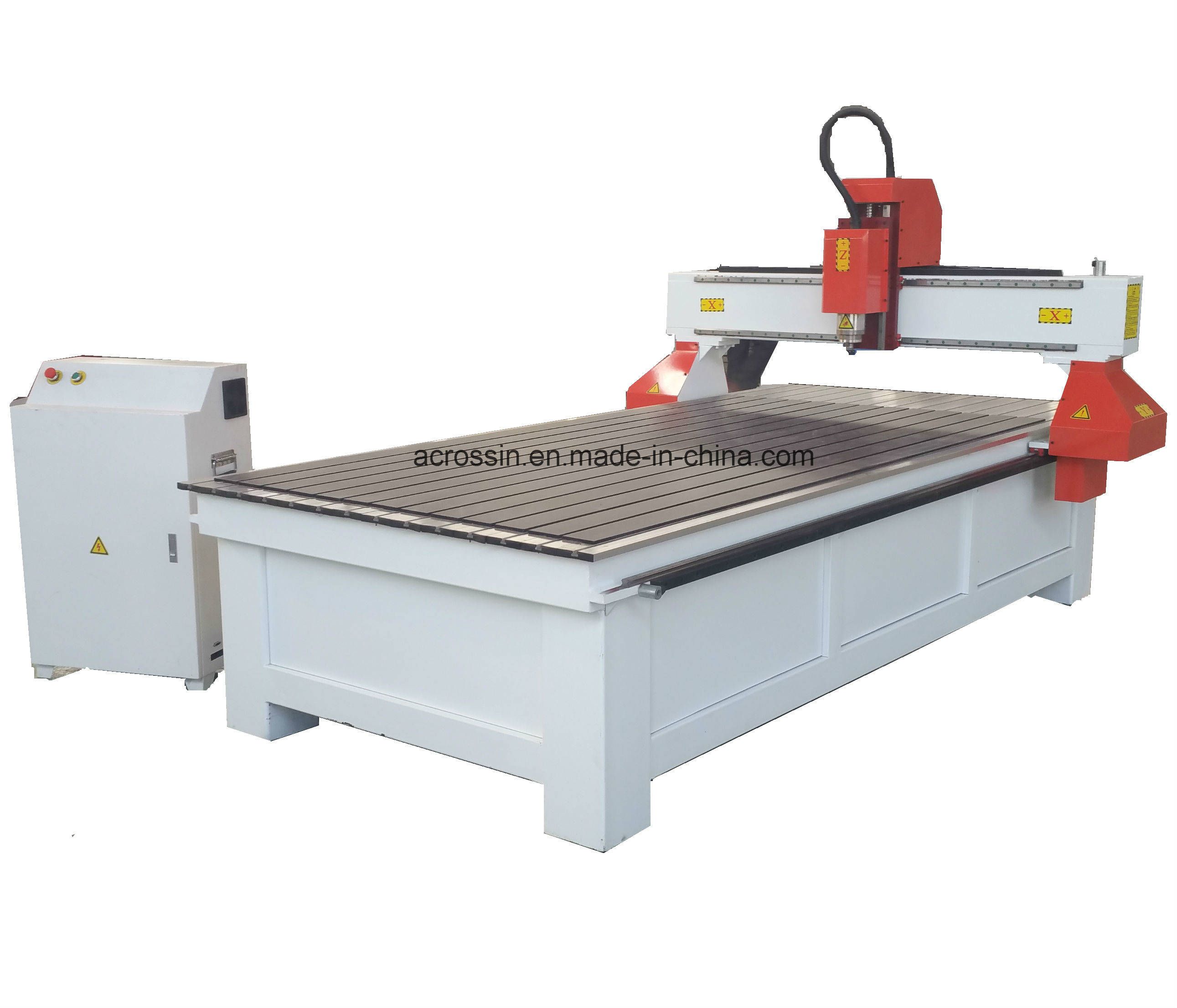 CNC Router Machinery with Vacuum Adsorption Table and Rotary for Cutting and Engraving Milling Drilling Crystal, Plastic, Rubber, Wood, Steel, Aluminum, Copper