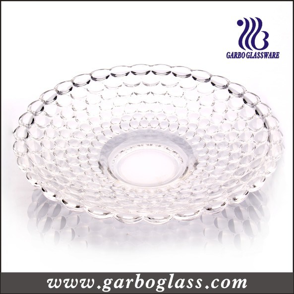 DOT Design High Quality Crystal Glass Fruit Plate (GB1712YD)