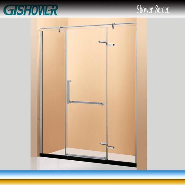 Stainless Steel Frameless Glass Shower Screen (BP0931)