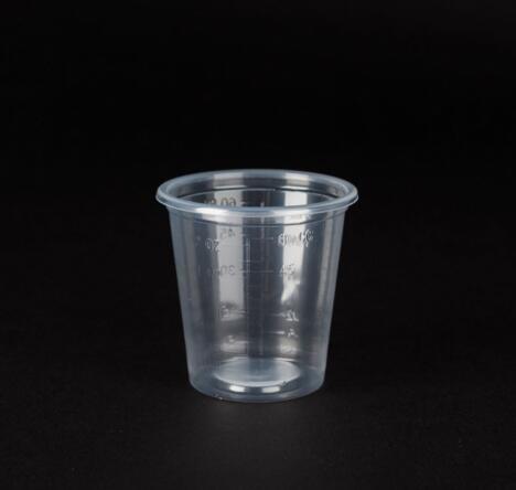 Plastic Medical Cup with Measure Carve.