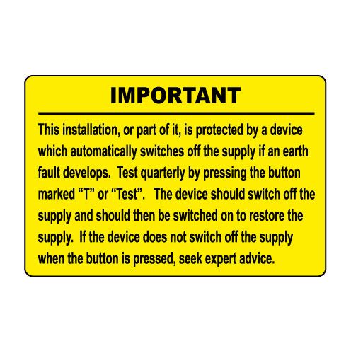 Abrasion, UV, Chemical Resistant Outdoor Safety Warning Labels