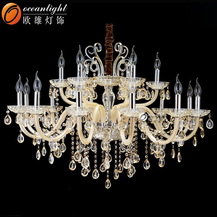 Ocean Lighting Crystal Candle Glass for Bedroom Pendant Chandelier Candle Lamps Omc027