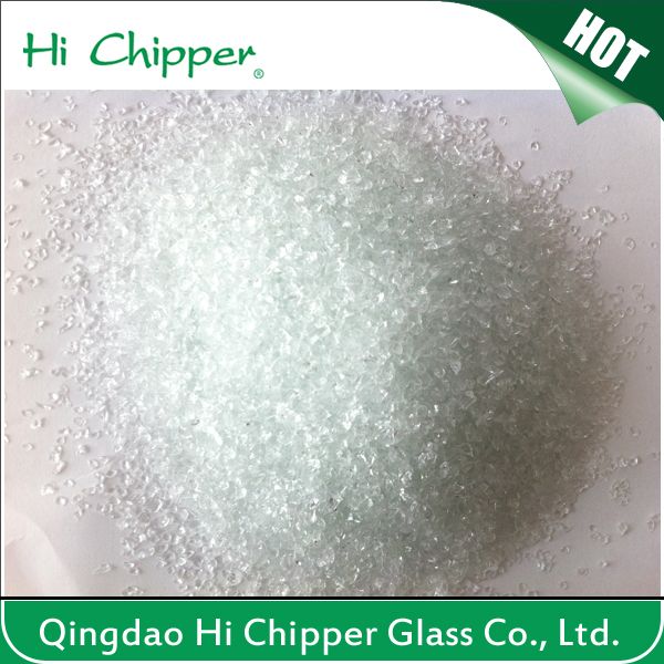 Recycled Crushed Glass Chips for Sand Blasting