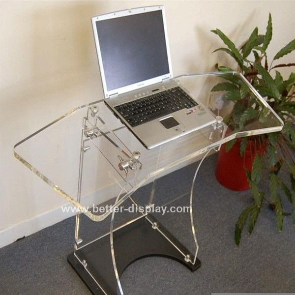 Clear Acrylic Portable Computer Desk Folding Table (BTR-Q2007)