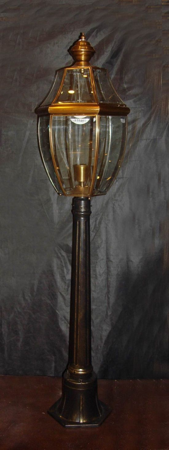 Copper Floor Lamp with Glass Decorative Floor Lighting for Indoor or out Door 18962