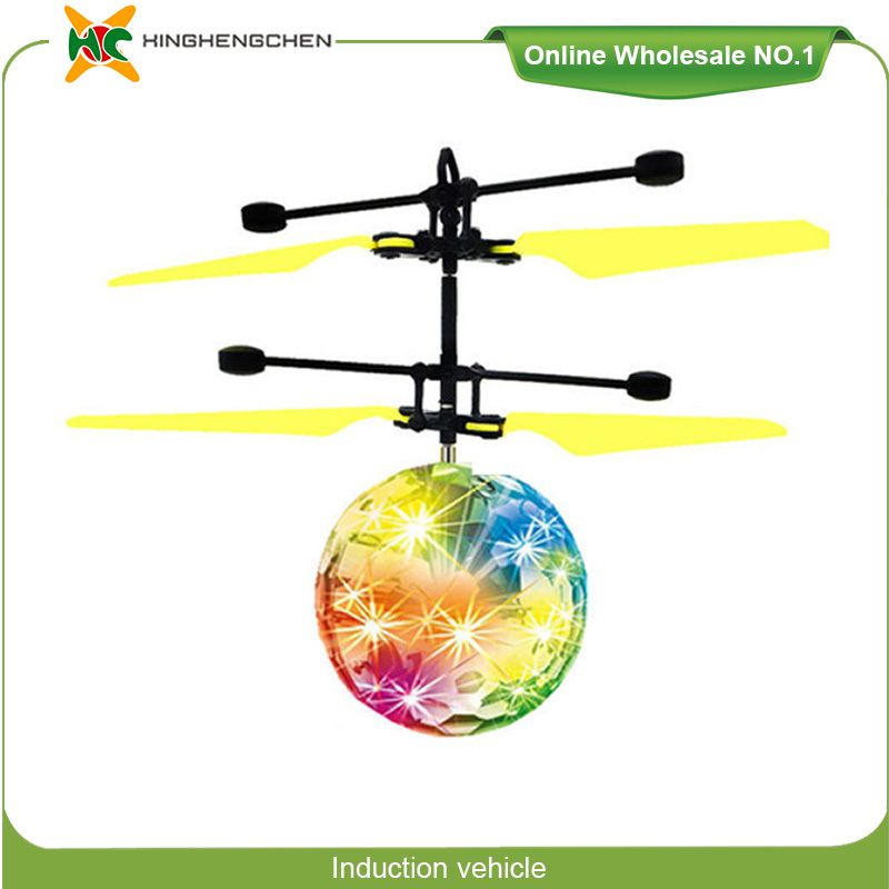 7 Colour Crystal Ball Induction Aircraft Drone Helicopters for Sale