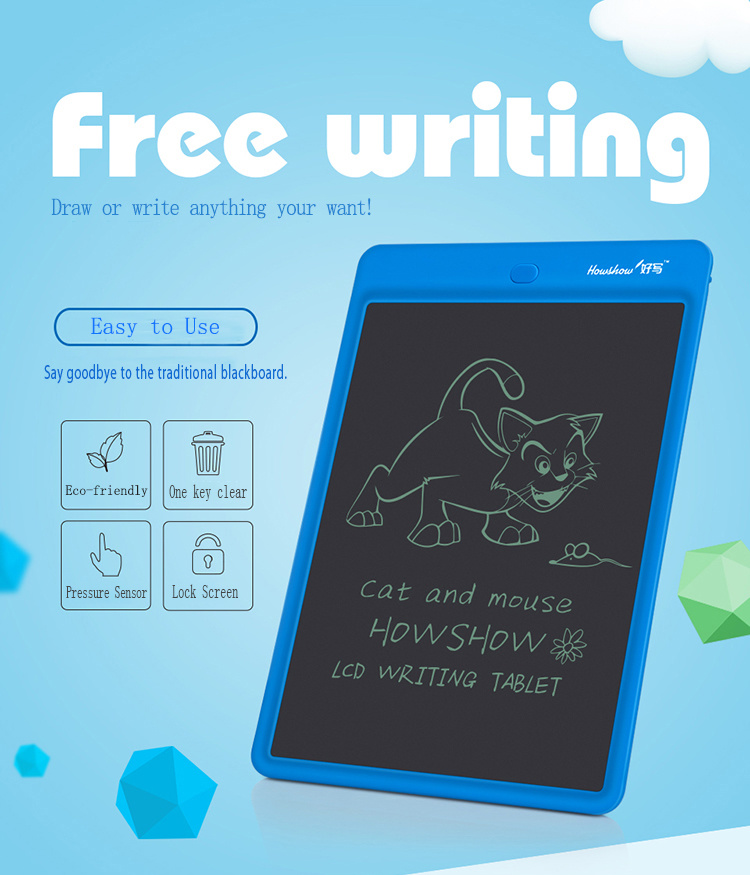 12-Inch Digital Handwriting Drawing Pads for Kids Office Writing Board