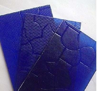 Blue Puzzle Glass, Blue Karatachi Glass