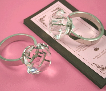 Crystal Glass Napkin Ring (Crystal Decoration Craft) (JD-CJH-002)