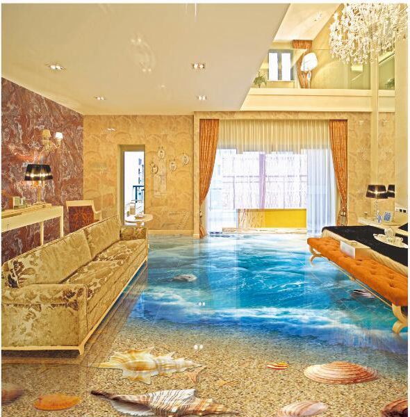 3D Floor Tile Sea World New Design Interior Tiles