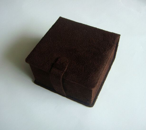 Brown Velveting Jewelry Gift Box