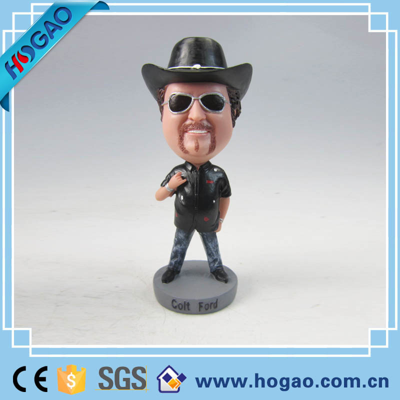 Make Your Custom Design Resin Bobblehead, OEM Toys Polyresin Trump Bobblehead