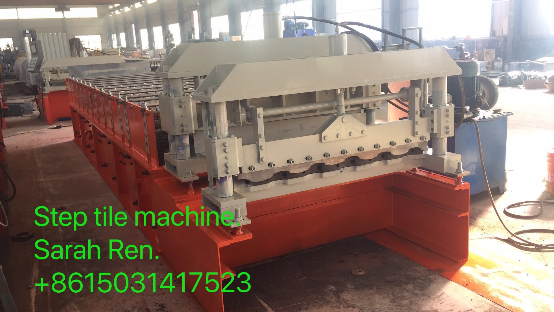 Galvanized Steel Roofing/Wall Sheet Roll Forming Machine