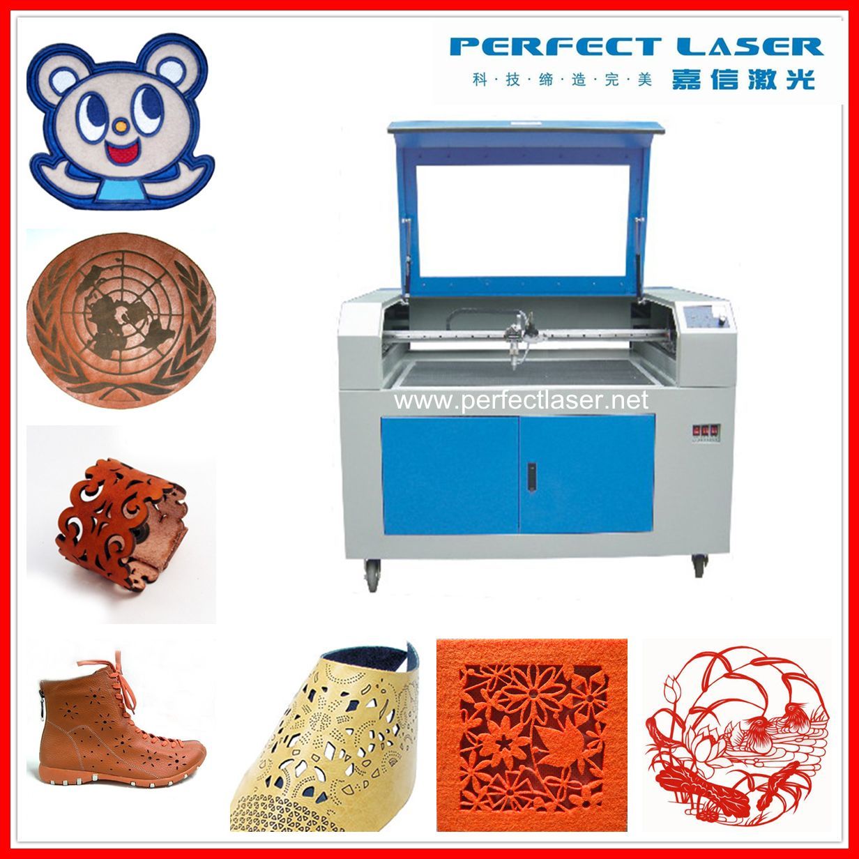 CO2 Engraving Machine for MDF Acrylic Wood PVC Engraver