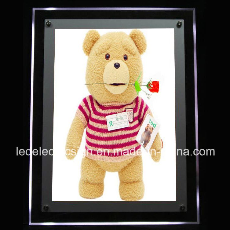 LED Acrylic Frame for Crystal LED Light Box Use for Shop Store