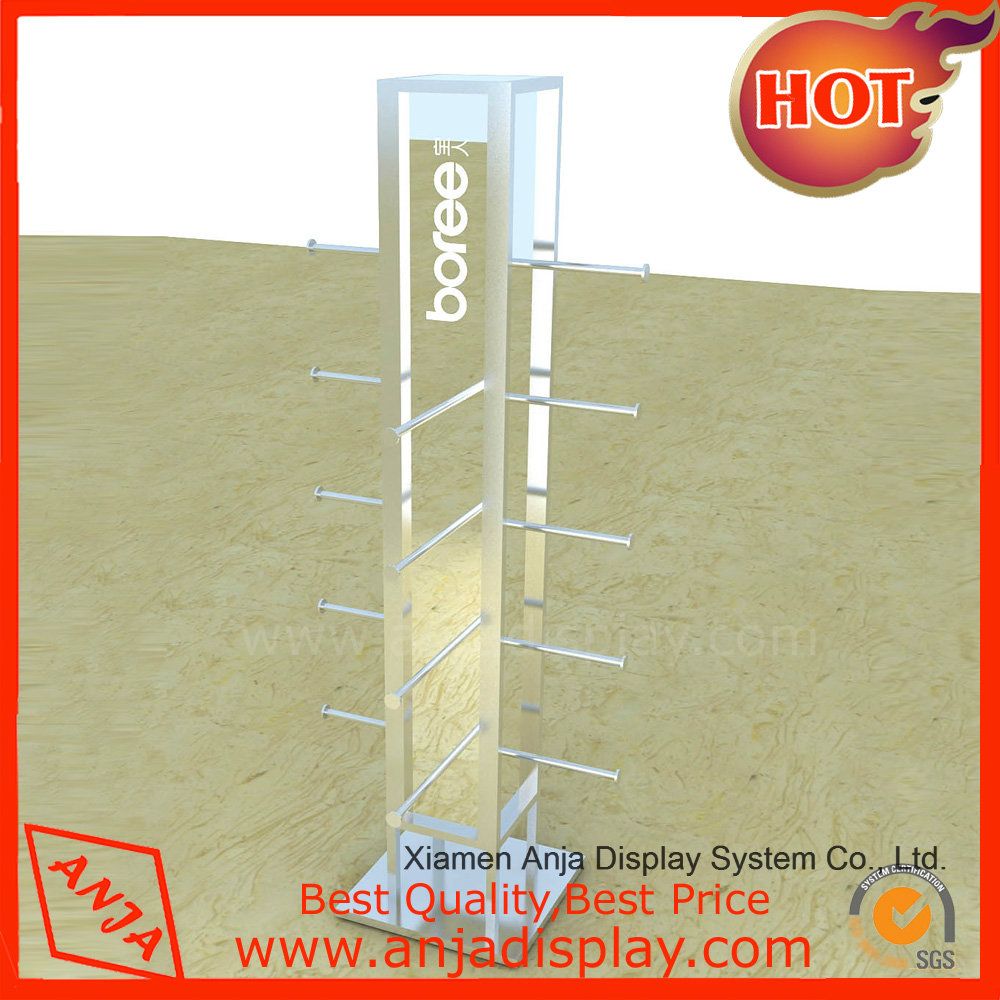 Acrylic Wall Shoes Display Case Footwear Display Stands