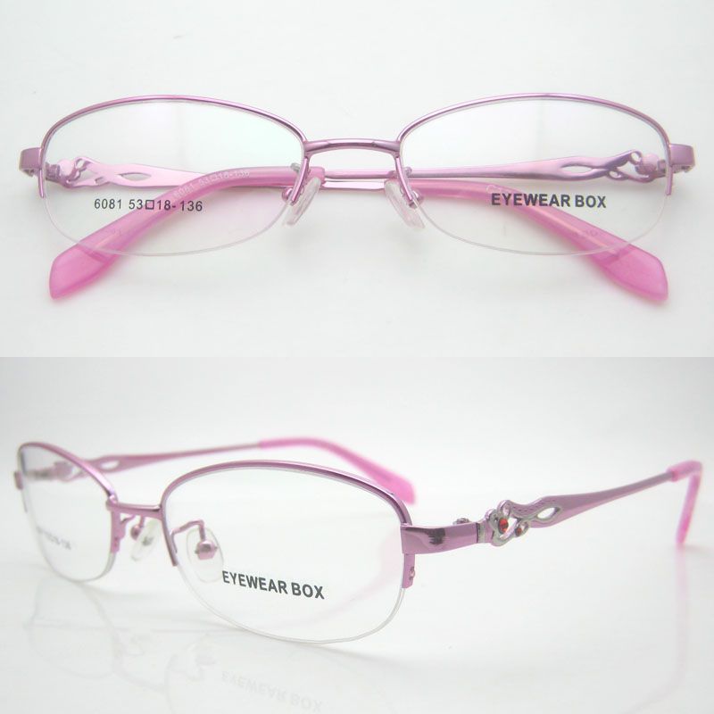 2015 New Coming Metal Crystal Design Optical Frame