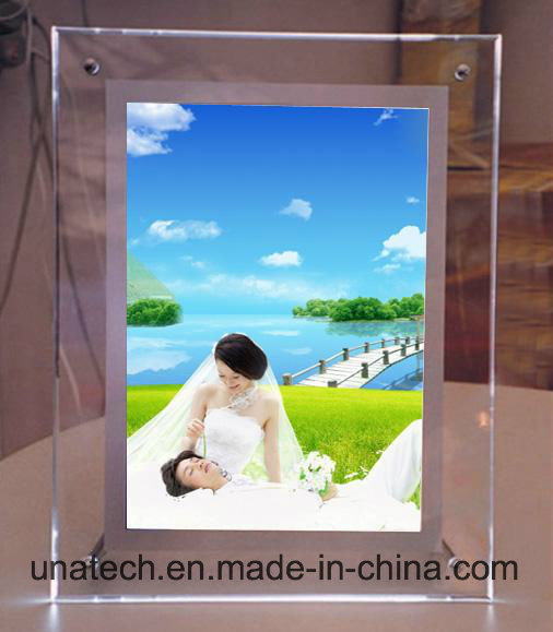 Acrylic Advertising Transparent Crystal Indoor Backlit film LED Slim Light Box