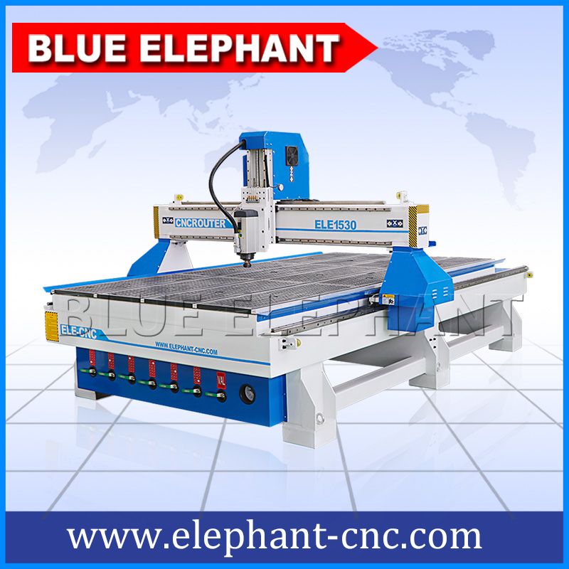 Blue Elephant CNC Combination Woodworking Machines 1530 3 Axis CNC Router for Wood Door Cabinet Furniture Making