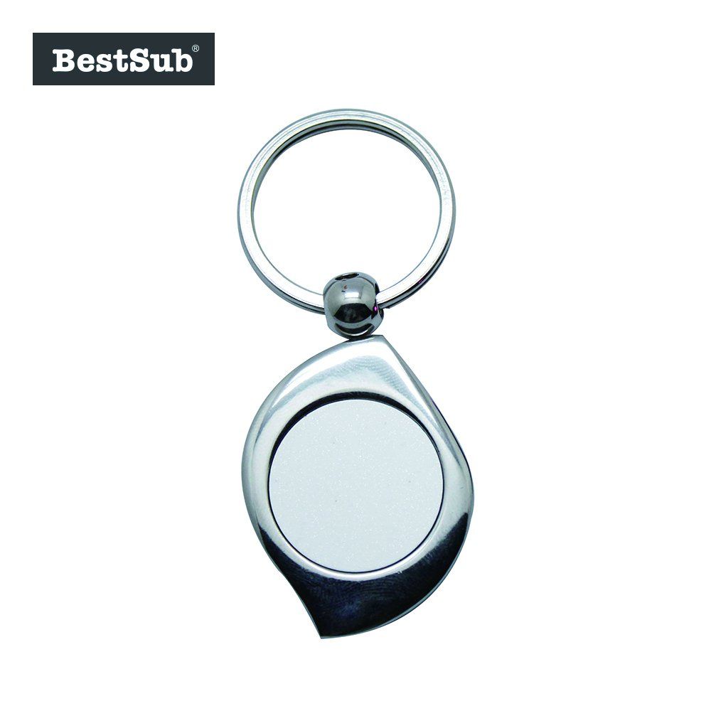 Promotional Deformed Square Zinc Alloy Personalized Key Ring (YA47)