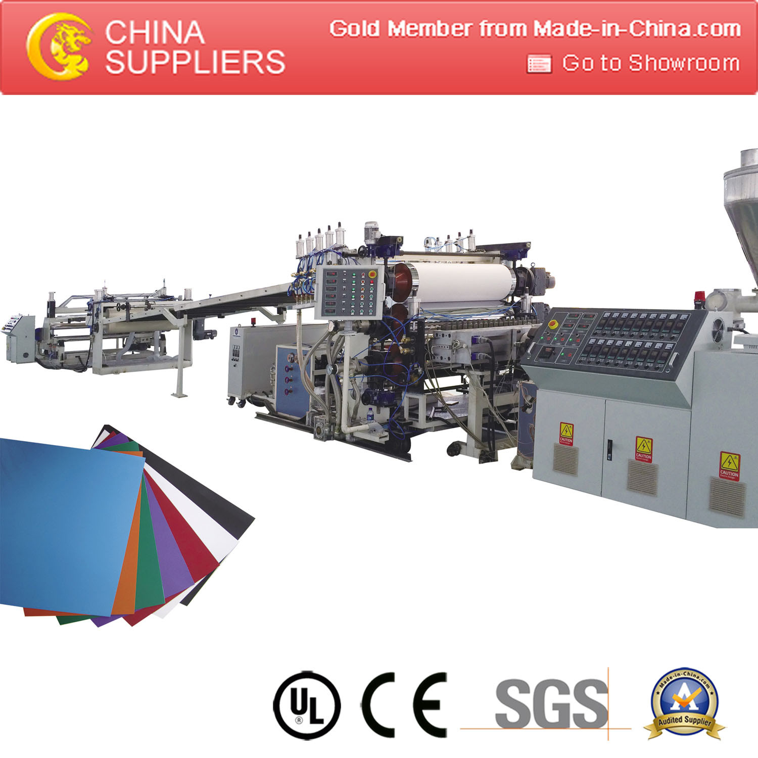 High Quality Plastic PVC Sheet Exrusion Production Line