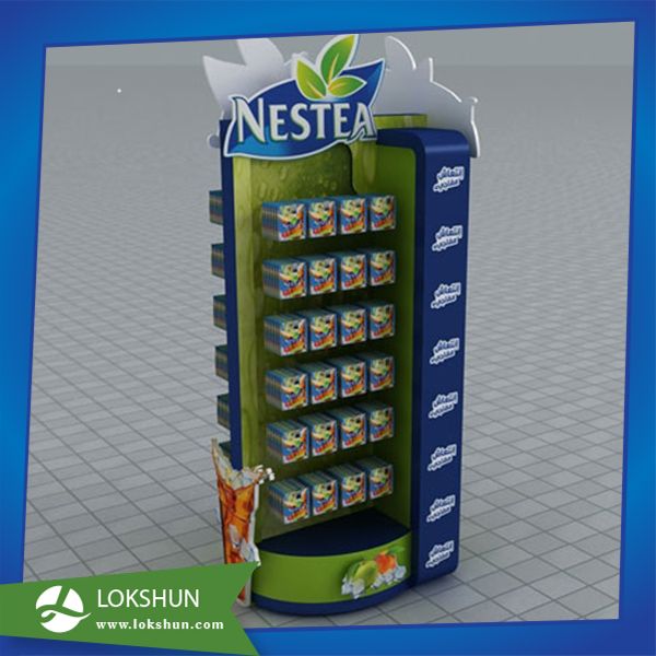 Nestea Cardboard Retail Floor Stand Displays