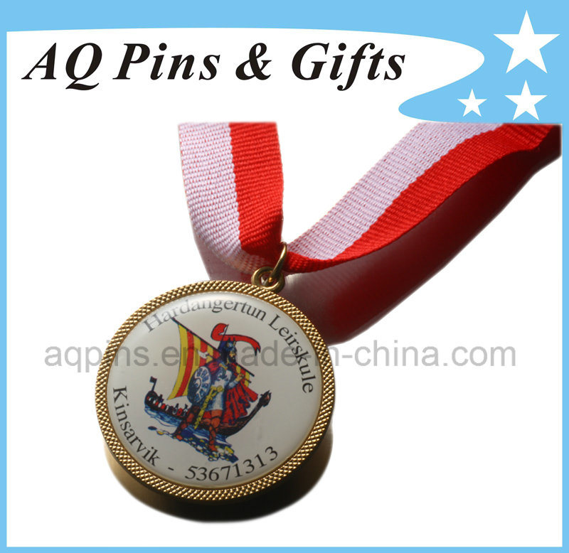 Gold Medal with Digital Printing & Epoxy