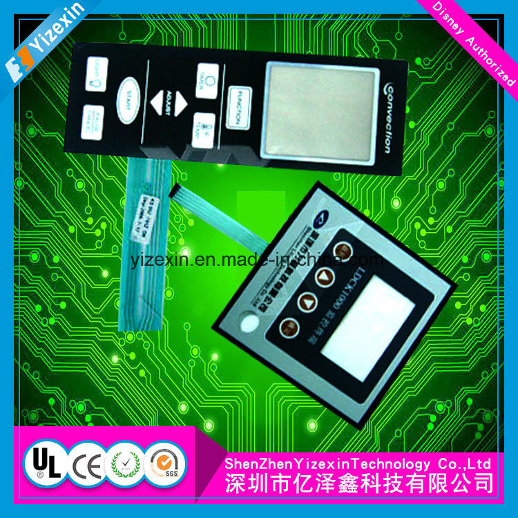 Professional Factory Custom PC/PET Waterproof Membrane Switch