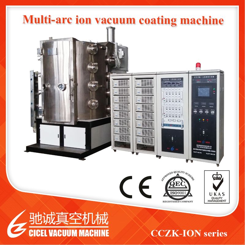 PLC Control Plating Equipment/Coating System/PVD Vacuum Coater for Golden, Rose Gold, Black, Blue, Silver Color Coating