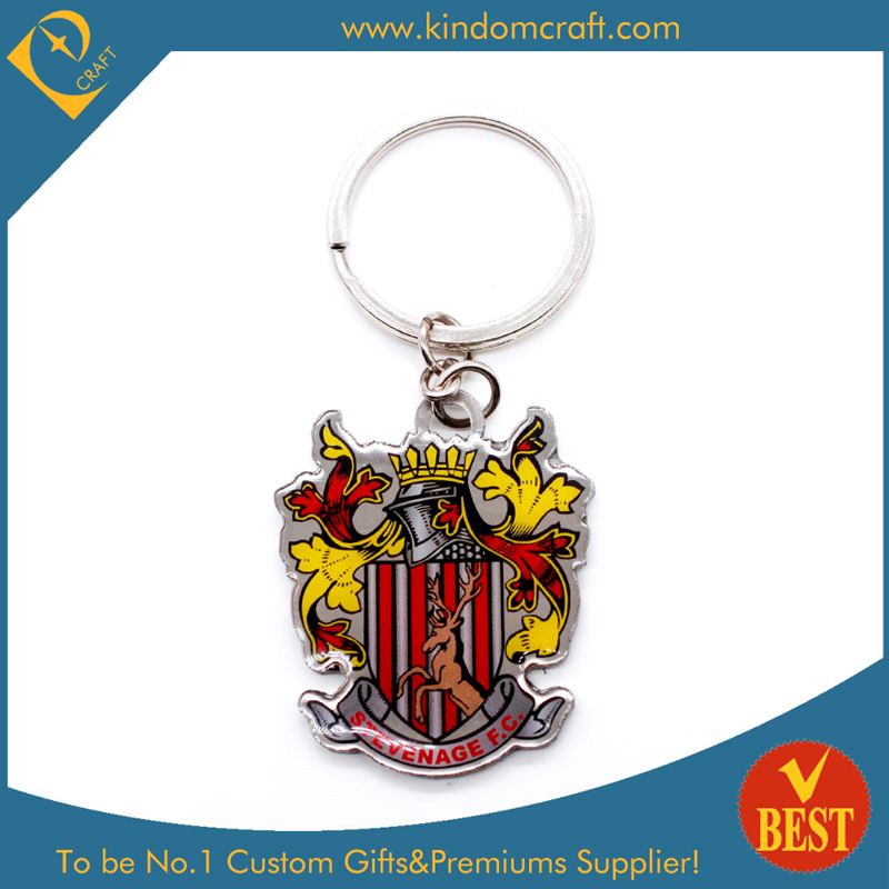 Logo Cmyk Printing Metal Keychain