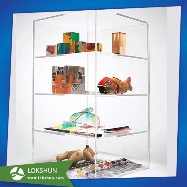 4 Tier Clear Acrylic Boxes Display for Toys