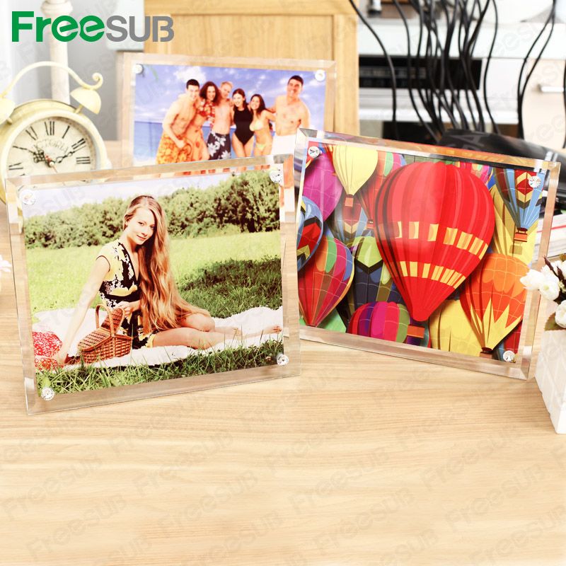 Sublimation Mini Glass Photo Frame Glass Crystal