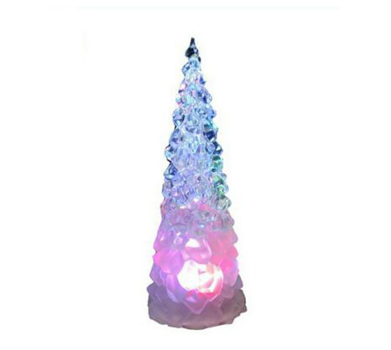 Mini Artificial LED Acrylic Crystal Christmas Tree